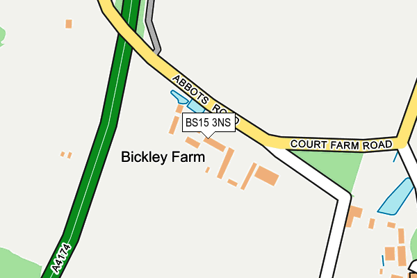 BS15 3NS map - OS OpenMap – Local (Ordnance Survey) BS15 3NS map - OS OpenMap – Local (Ordnance Survey)