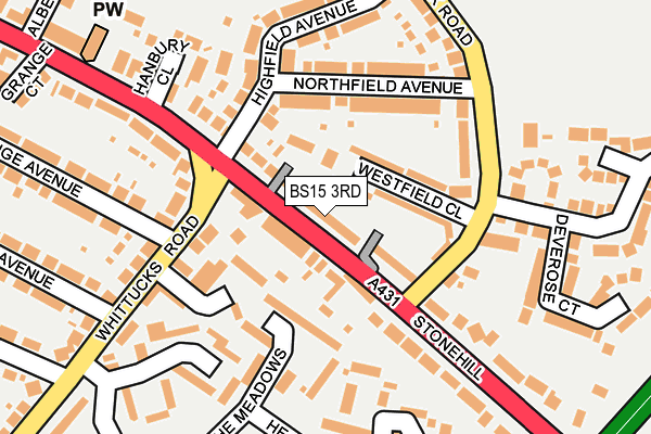 BS15 3RD map - OS OpenMap – Local (Ordnance Survey) BS15 3RD map - OS OpenMap – Local (Ordnance Survey)