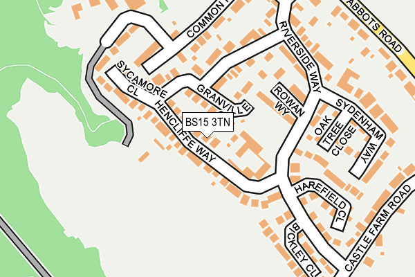 BS15 3TN map - OS OpenMap – Local (Ordnance Survey) BS15 3TN map - OS OpenMap – Local (Ordnance Survey)