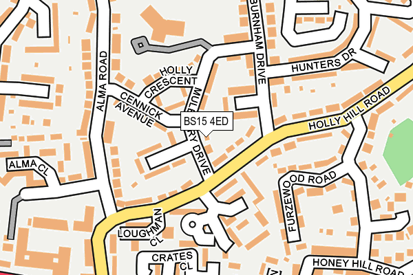 BS15 4ED map - OS OpenMap – Local (Ordnance Survey) BS15 4ED map - OS OpenMap – Local (Ordnance Survey)