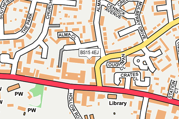 BS15 4EJ map - OS OpenMap – Local (Ordnance Survey) BS15 4EJ map - OS OpenMap – Local (Ordnance Survey)