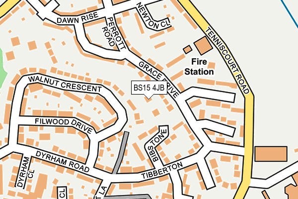 BS15 4JB map - OS OpenMap – Local (Ordnance Survey) BS15 4JB map - OS OpenMap – Local (Ordnance Survey)