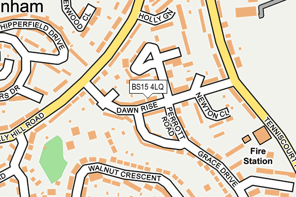 BS15 4LQ map - OS OpenMap – Local (Ordnance Survey) BS15 4LQ map - OS OpenMap – Local (Ordnance Survey)