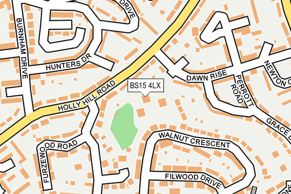 BS15 4LX map - OS OpenMap – Local (Ordnance Survey) BS15 4LX map - OS OpenMap – Local (Ordnance Survey)