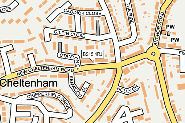 BS15 4RJ map - OS OpenMap – Local (Ordnance Survey) BS15 4RJ map - OS OpenMap – Local (Ordnance Survey)