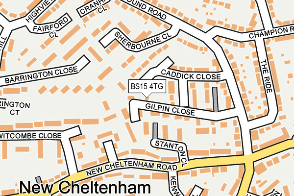 BS15 4TG map - OS OpenMap – Local (Ordnance Survey) BS15 4TG map - OS OpenMap – Local (Ordnance Survey)