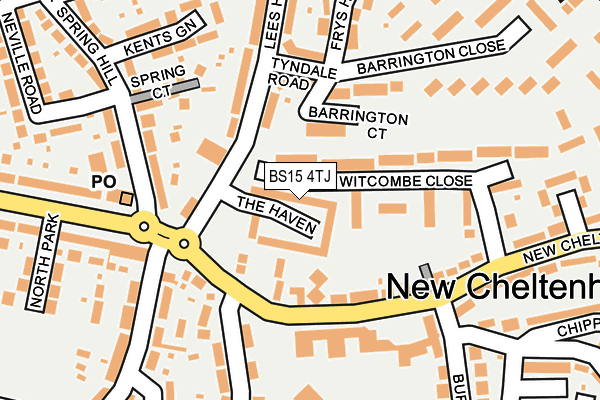 BS15 4TJ map - OS OpenMap – Local (Ordnance Survey) BS15 4TJ map - OS OpenMap – Local (Ordnance Survey)