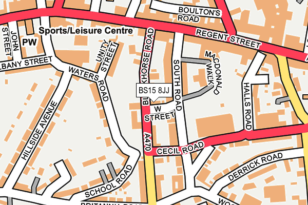 BS15 8JJ map - OS OpenMap – Local (Ordnance Survey) BS15 8JJ map - OS OpenMap – Local (Ordnance Survey)