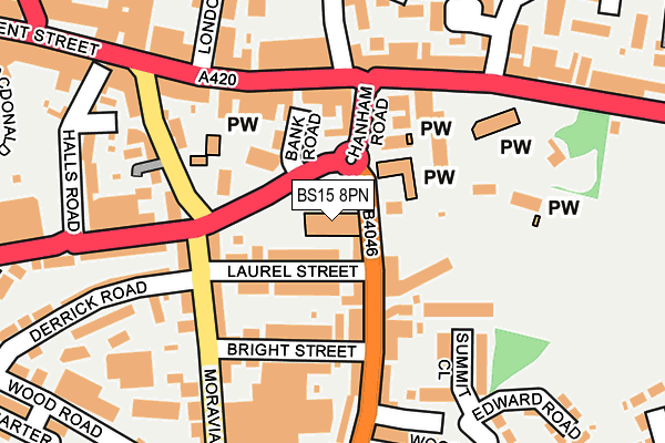 BS15 8PN map - OS OpenMap – Local (Ordnance Survey) BS15 8PN map - OS OpenMap – Local (Ordnance Survey)