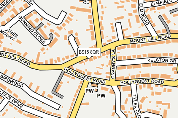 BS15 8QR map - OS OpenMap – Local (Ordnance Survey) BS15 8QR map - OS OpenMap – Local (Ordnance Survey)