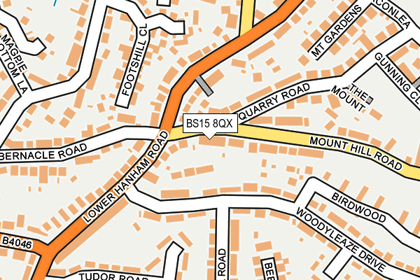 BS15 8QX map - OS OpenMap – Local (Ordnance Survey) BS15 8QX map - OS OpenMap – Local (Ordnance Survey)