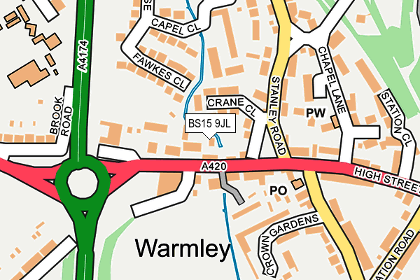 BS15 9JL map - OS OpenMap – Local (Ordnance Survey) BS15 9JL map - OS OpenMap – Local (Ordnance Survey)