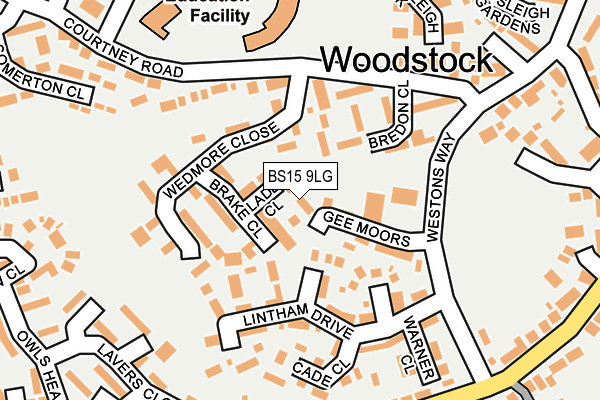 BS15 9LG map - OS OpenMap – Local (Ordnance Survey) BS15 9LG map - OS OpenMap – Local (Ordnance Survey)