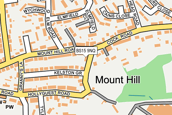 BS15 9NQ map - OS OpenMap – Local (Ordnance Survey) BS15 9NQ map - OS OpenMap – Local (Ordnance Survey)