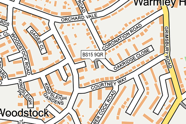 BS15 9QR map - OS OpenMap – Local (Ordnance Survey) BS15 9QR map - OS OpenMap – Local (Ordnance Survey)