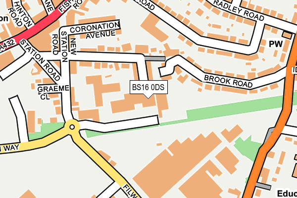 BS16 0DS map - OS OpenMap – Local (Ordnance Survey) BS16 0DS map - OS OpenMap – Local (Ordnance Survey)
