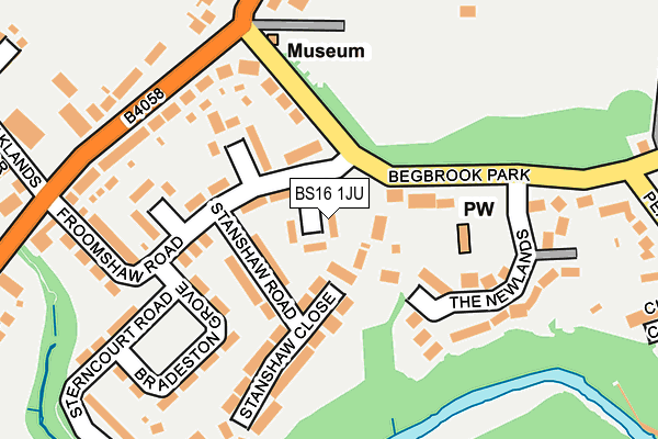 BS16 1JU map - OS OpenMap – Local (Ordnance Survey) BS16 1JU map - OS OpenMap – Local (Ordnance Survey)