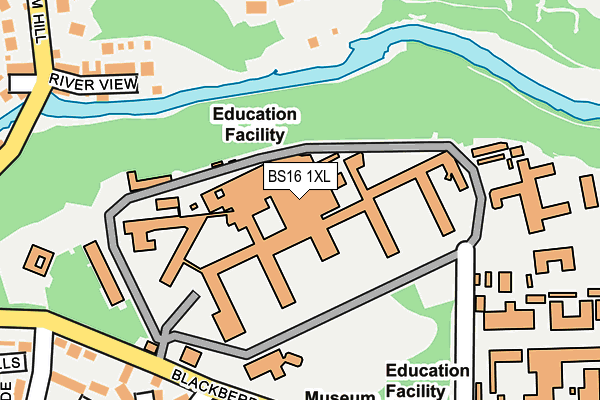 BS16 1XL map - OS OpenMap – Local (Ordnance Survey) BS16 1XL map - OS OpenMap – Local (Ordnance Survey)