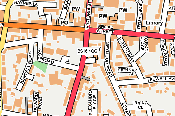 BS16 4QG map - OS OpenMap – Local (Ordnance Survey) BS16 4QG map - OS OpenMap – Local (Ordnance Survey)