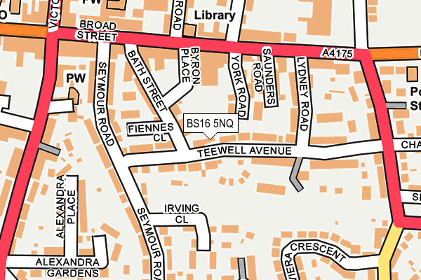 BS16 5NQ map - OS OpenMap – Local (Ordnance Survey) BS16 5NQ map - OS OpenMap – Local (Ordnance Survey)