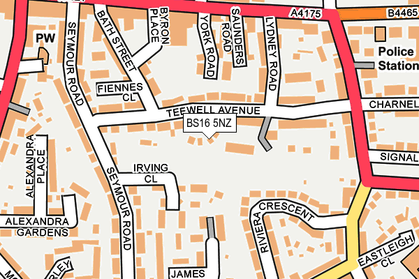 BS16 5NZ map - OS OpenMap – Local (Ordnance Survey) BS16 5NZ map - OS OpenMap – Local (Ordnance Survey)