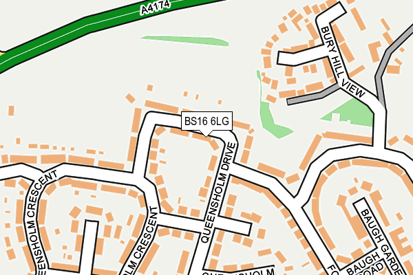 BS16 6LG map - OS OpenMap – Local (Ordnance Survey) BS16 6LG map - OS OpenMap – Local (Ordnance Survey)