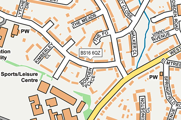 BS16 6QZ map - OS OpenMap – Local (Ordnance Survey) BS16 6QZ map - OS OpenMap – Local (Ordnance Survey)