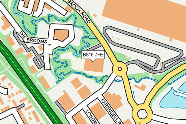BS16 7FE map - OS OpenMap – Local (Ordnance Survey) BS16 7FE map - OS OpenMap – Local (Ordnance Survey)
