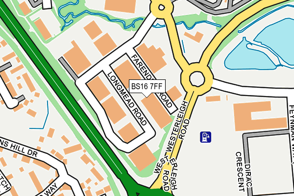 BS16 7FF map - OS OpenMap – Local (Ordnance Survey) BS16 7FF map - OS OpenMap – Local (Ordnance Survey)