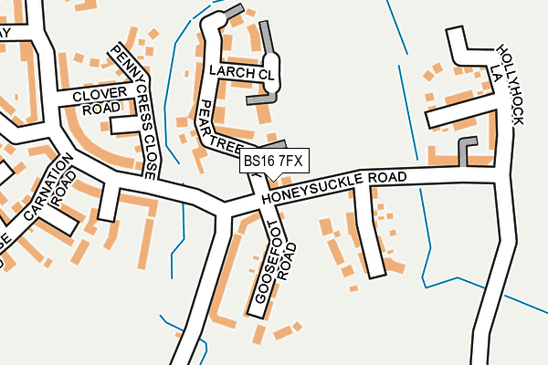BS16 7FX map - OS OpenMap – Local (Ordnance Survey) BS16 7FX map - OS OpenMap – Local (Ordnance Survey)