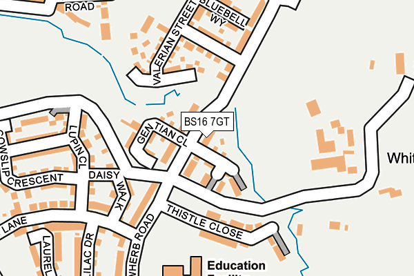BS16 7GT map - OS OpenMap – Local (Ordnance Survey) BS16 7GT map - OS OpenMap – Local (Ordnance Survey)