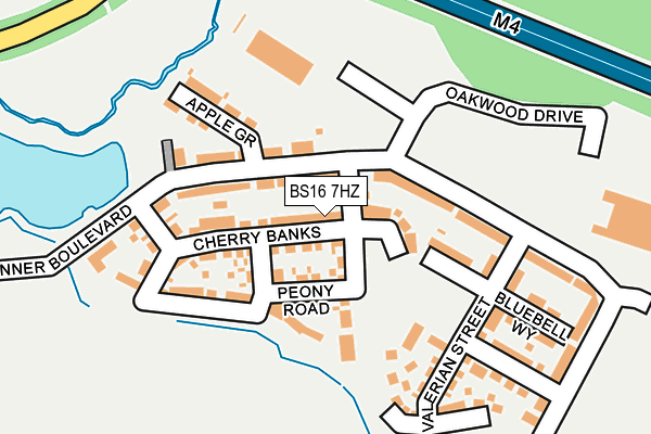 BS16 7HZ map - OS OpenMap – Local (Ordnance Survey) BS16 7HZ map - OS OpenMap – Local (Ordnance Survey)