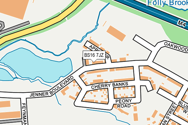 BS16 7JZ map - OS OpenMap – Local (Ordnance Survey) BS16 7JZ map - OS OpenMap – Local (Ordnance Survey)