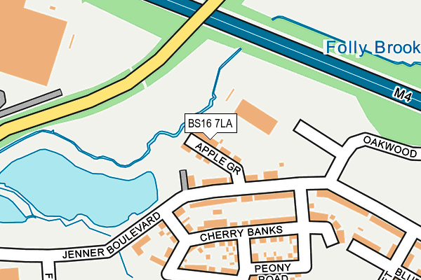 BS16 7LA map - OS OpenMap – Local (Ordnance Survey) BS16 7LA map - OS OpenMap – Local (Ordnance Survey)