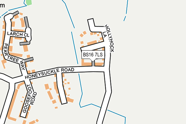 BS16 7LS map - OS OpenMap – Local (Ordnance Survey) BS16 7LS map - OS OpenMap – Local (Ordnance Survey)