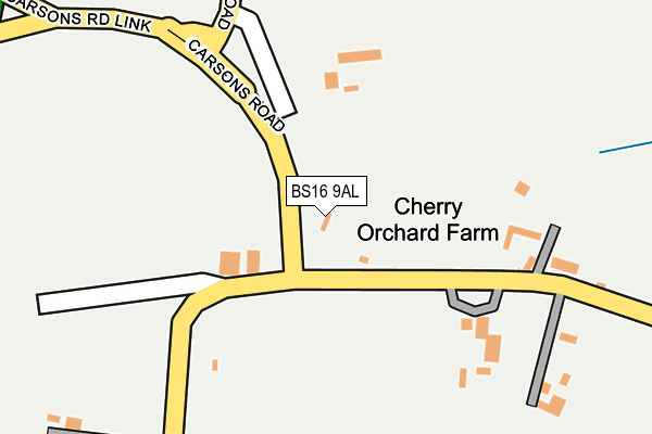 BS16 9AL map - OS OpenMap – Local (Ordnance Survey) BS16 9AL map - OS OpenMap – Local (Ordnance Survey)