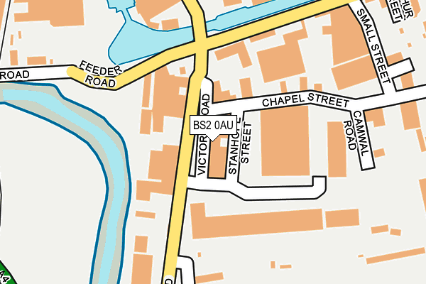 BS2 0AU map - OS OpenMap – Local (Ordnance Survey) BS2 0AU map - OS OpenMap – Local (Ordnance Survey)
