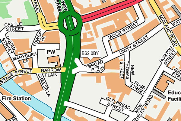 BS2 0BY map - OS OpenMap – Local (Ordnance Survey) BS2 0BY map - OS OpenMap – Local (Ordnance Survey)