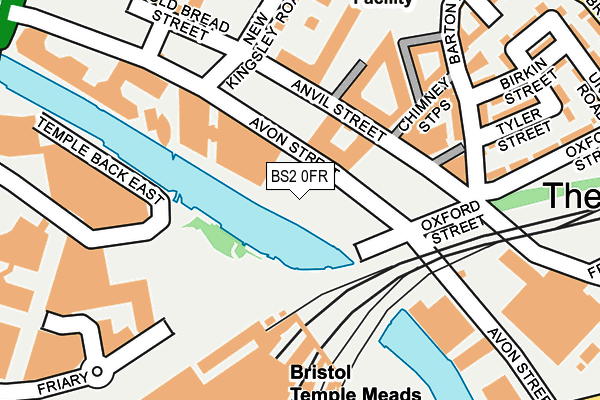 BS2 0FR map - OS OpenMap – Local (Ordnance Survey) BS2 0FR map - OS OpenMap – Local (Ordnance Survey)