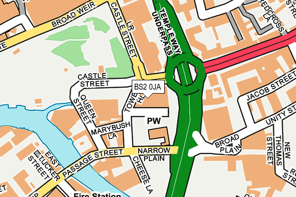 BS2 0JA map - OS OpenMap – Local (Ordnance Survey) BS2 0JA map - OS OpenMap – Local (Ordnance Survey)