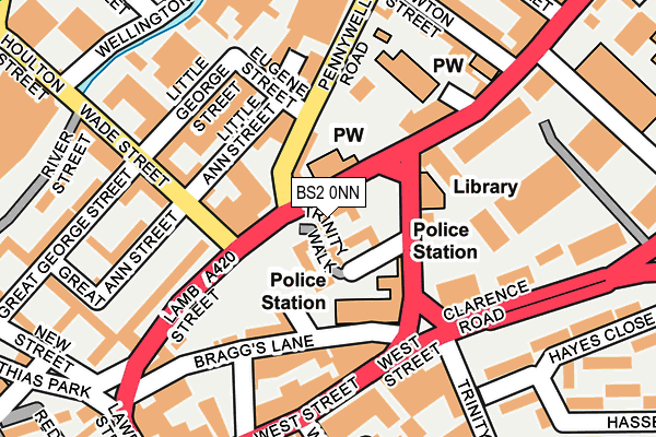 BS2 0NN map - OS OpenMap – Local (Ordnance Survey) BS2 0NN map - OS OpenMap – Local (Ordnance Survey)