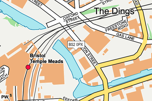 BS2 0PX map - OS OpenMap – Local (Ordnance Survey) BS2 0PX map - OS OpenMap – Local (Ordnance Survey)