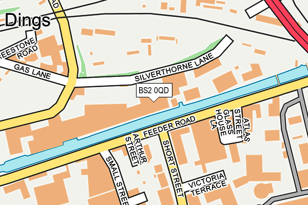BS2 0QD map - OS OpenMap – Local (Ordnance Survey) BS2 0QD map - OS OpenMap – Local (Ordnance Survey)