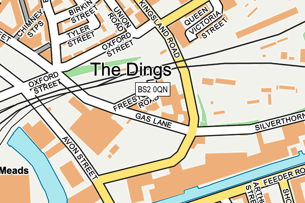 BS2 0QN map - OS OpenMap – Local (Ordnance Survey) BS2 0QN map - OS OpenMap – Local (Ordnance Survey)