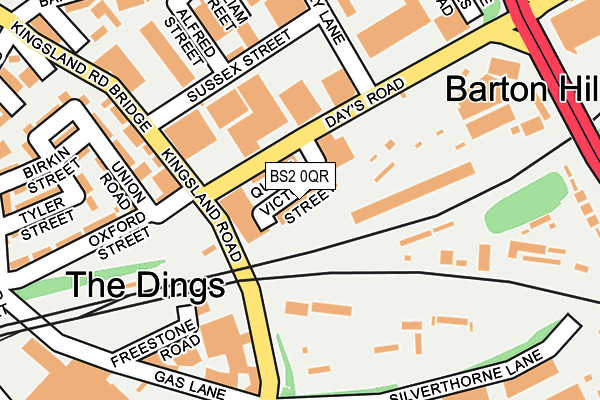 BS2 0QR map - OS OpenMap – Local (Ordnance Survey) BS2 0QR map - OS OpenMap – Local (Ordnance Survey)