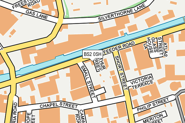 BS2 0SH map - OS OpenMap – Local (Ordnance Survey) BS2 0SH map - OS OpenMap – Local (Ordnance Survey)