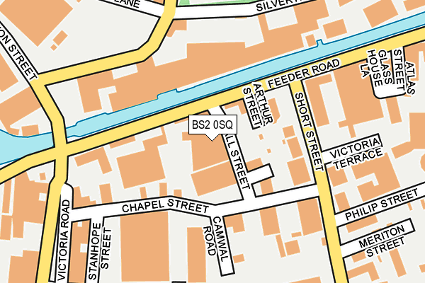 BS2 0SQ map - OS OpenMap – Local (Ordnance Survey) BS2 0SQ map - OS OpenMap – Local (Ordnance Survey)