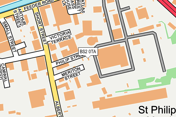 BS2 0TA map - OS OpenMap – Local (Ordnance Survey) BS2 0TA map - OS OpenMap – Local (Ordnance Survey)