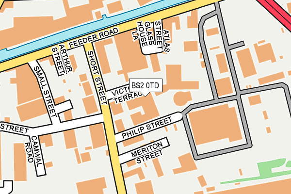 BS2 0TD map - OS OpenMap – Local (Ordnance Survey) BS2 0TD map - OS OpenMap – Local (Ordnance Survey)