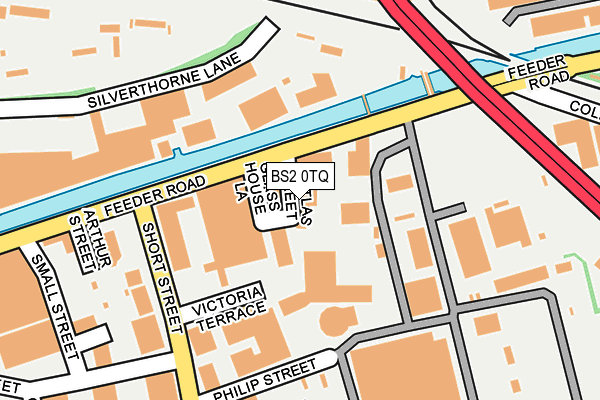BS2 0TQ map - OS OpenMap – Local (Ordnance Survey) BS2 0TQ map - OS OpenMap – Local (Ordnance Survey)